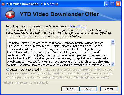 YTD Video DownloaderExpress